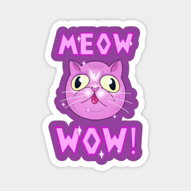 Meow Wow! - Mabel's Sweater Collection Magnet by Ed's Craftworks