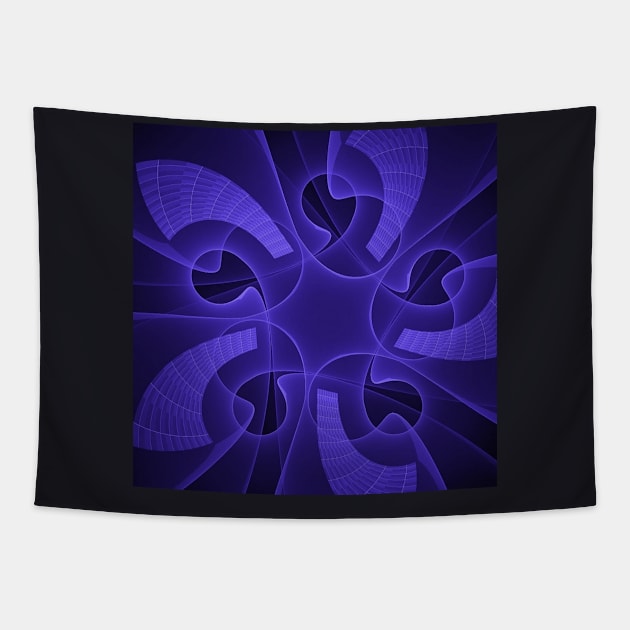 Fractal flower Tapestry by joshsmith