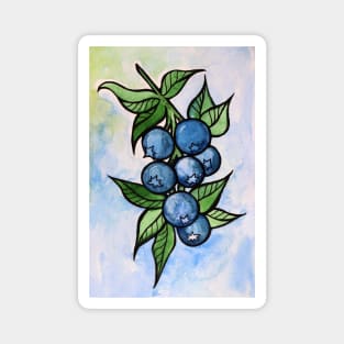 Blueberries Magnet