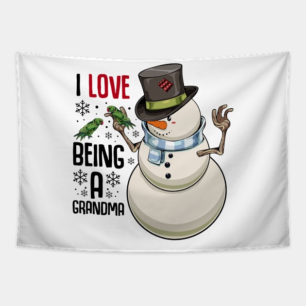 Christmas Snowman Tapestry by Lumio Gifts