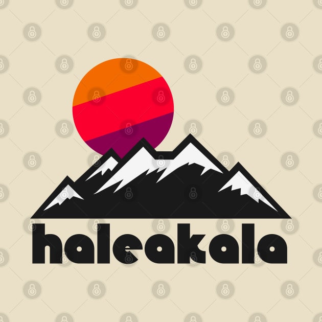 Retro Haleakala ))(( Tourist Souvenir National Park Design by darklordpug