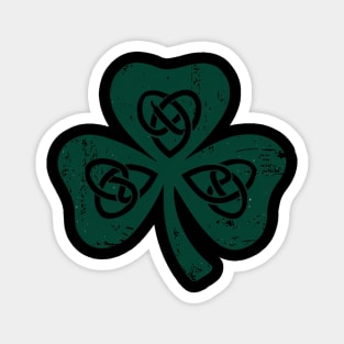 Vintage St Patricks Day Shamrock Magnet