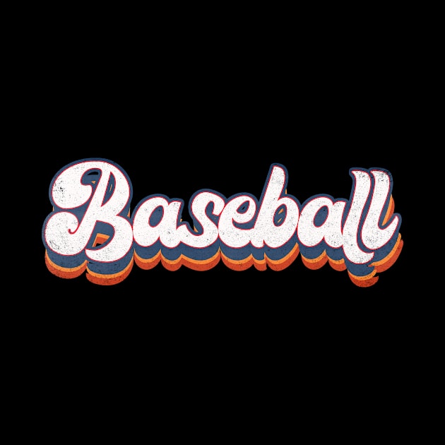 Baseball vintage Lettering by Foxxy Merch