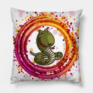 Funny snake Pillow