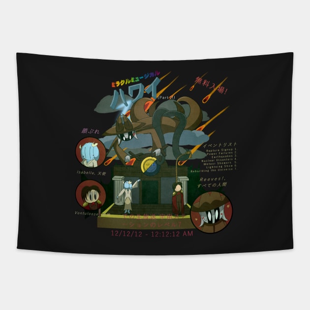 Miracle Musical Hawaii Part II: End of the World Tally Hall Tapestry by JoeyTheBoey