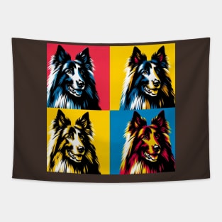 Belgian Tervuren Pop Art - Dog Lover Gifts Tapestry