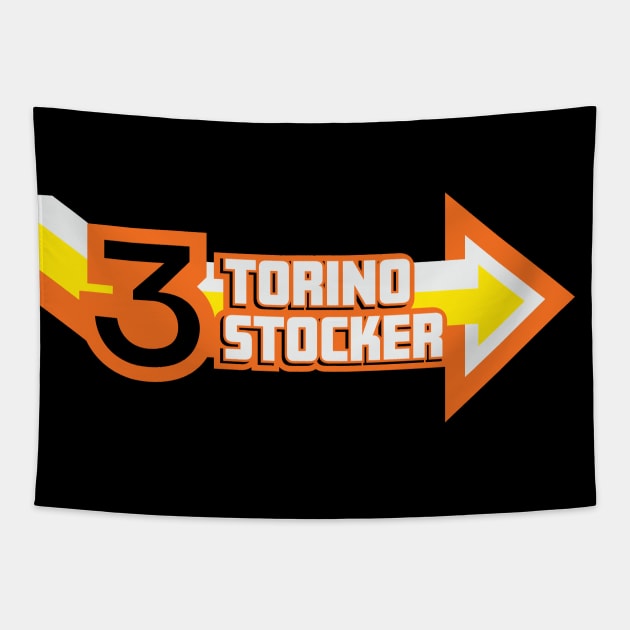 1977 - Torino Stocker Wide (Black) Tapestry by jepegdesign