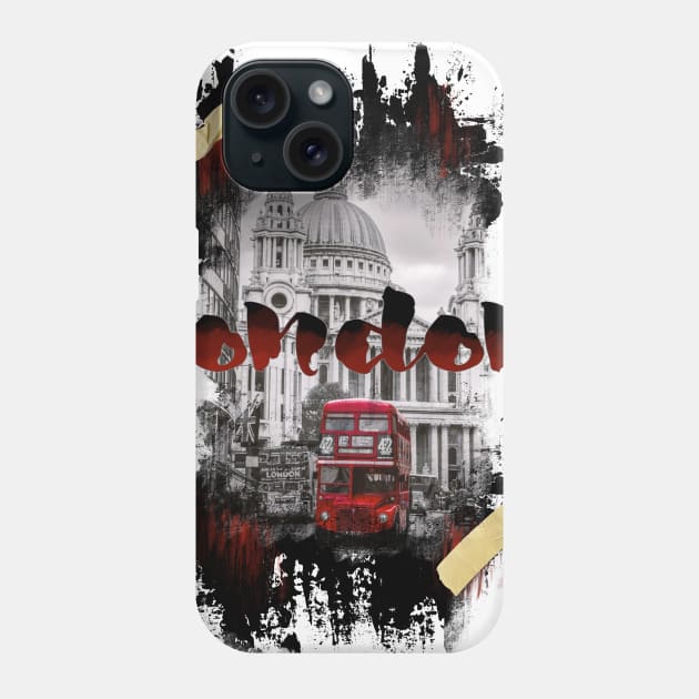 London city design Phone Case by SAN ART STUDIO 