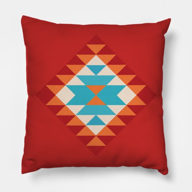 Tribal Love Pillow by Akbaly