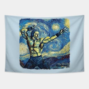 Conan the Barbarian Van Gogh Style Tapestry