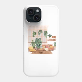 Plant Interior illustration 4 Phone Case