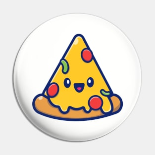 Cute Piece Pizza Pin