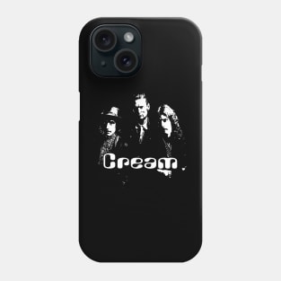 Cream Retro 70s Tribute Icons Phone Case