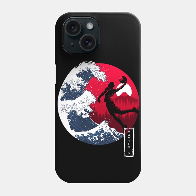 Wave summer basketball Phone Case by albertocubatas