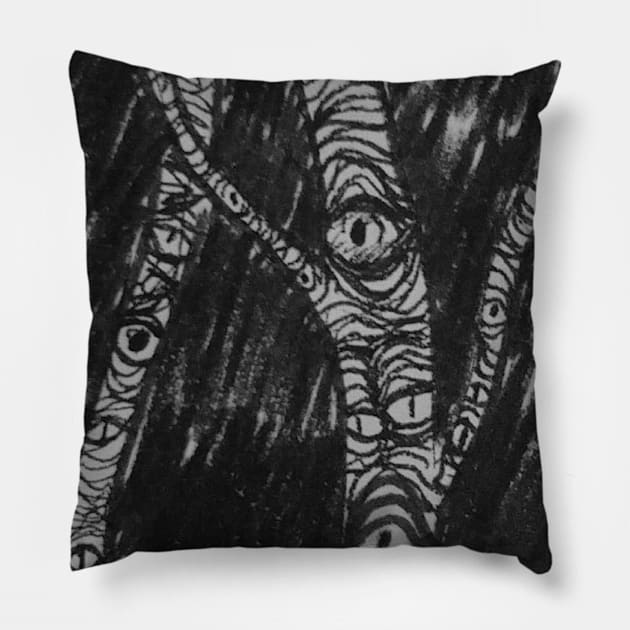silent trees Pillow by VenomNectar