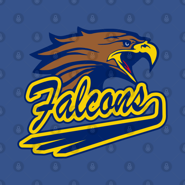 Falcons Sports Logo by DavesTees