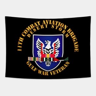 11th Combat Aviation Brigade w DS SVC Ribbons wo DropShadow Tapestry