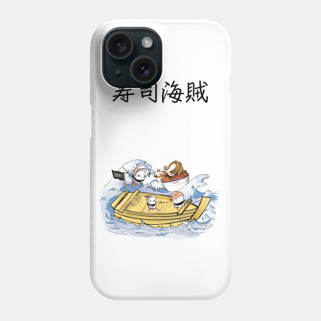 Sushi pirates - Sushi kaizoku Phone Case by Uwaki