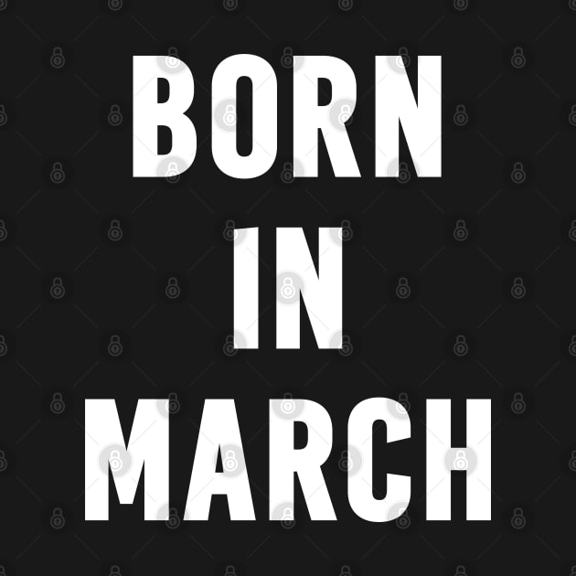 Born in March Text by Mairuem