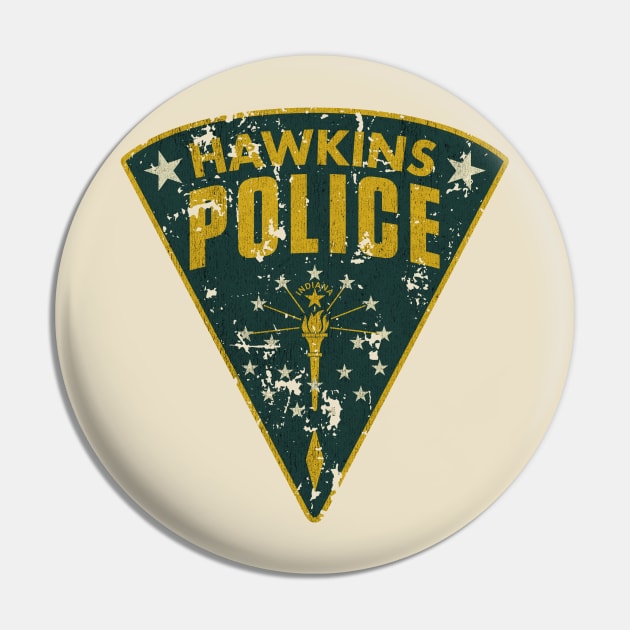 Hawkins Police Department Patch Pin by JCD666