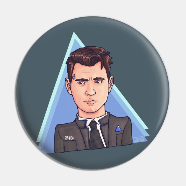 Detroit: Become Human - Connor Pin by Cheella