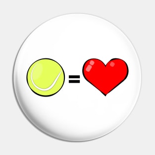 Tennis Is Love Pin