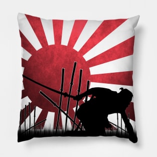 16 Swords-(Seven Samurai, inverted) Pillow