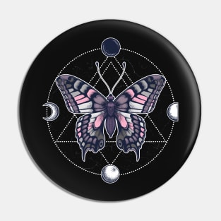 Demigirl Butterfly Pin