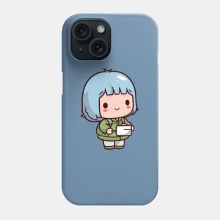 Kawaii camping girl Phone Case