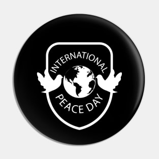 A symbol of peace on the day of peace celebrations Pin