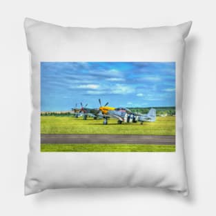 North American Mustangs Pillow