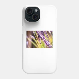 Bumblebee on lavender Phone Case