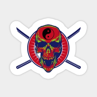 Skull of tai chi N°1 Magnet