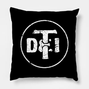 Distressed Detroit, Toledo and Ironton Railroad Pillow