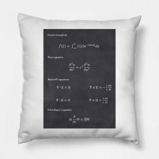 Seven Equations That Rule Your World Pillow