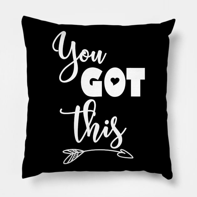 Motivational Teacher Shirtstate Testing You Got This Pillow by gogusajgm