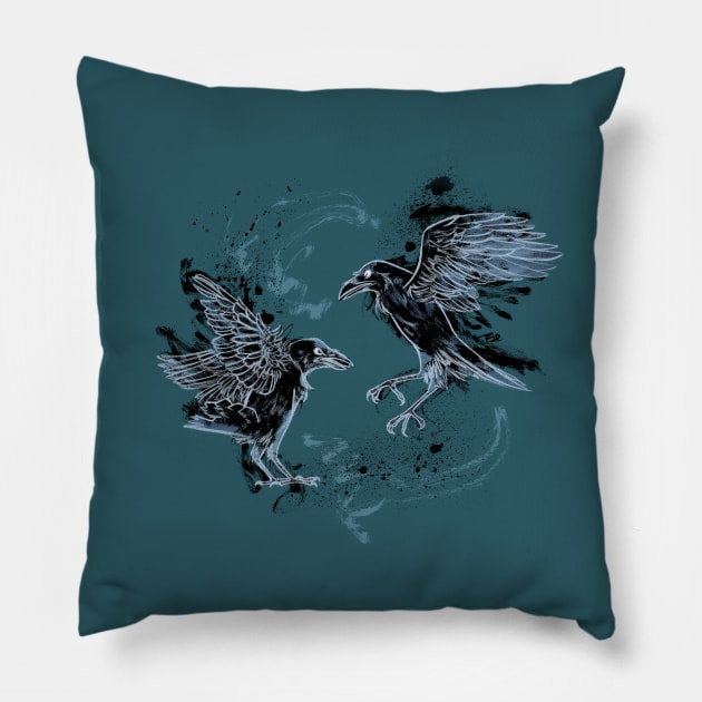 Ravens Pillow by RioBurton
