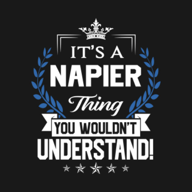 Napier Name T Shirt Napier Things Name You Wouldn't Understand Name