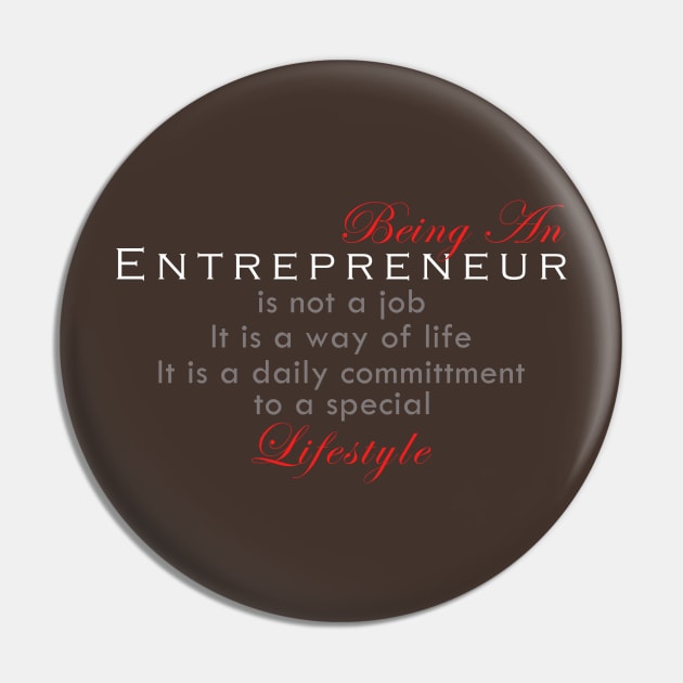 Life of an Entrepreneur Pin by FunnyBearCl