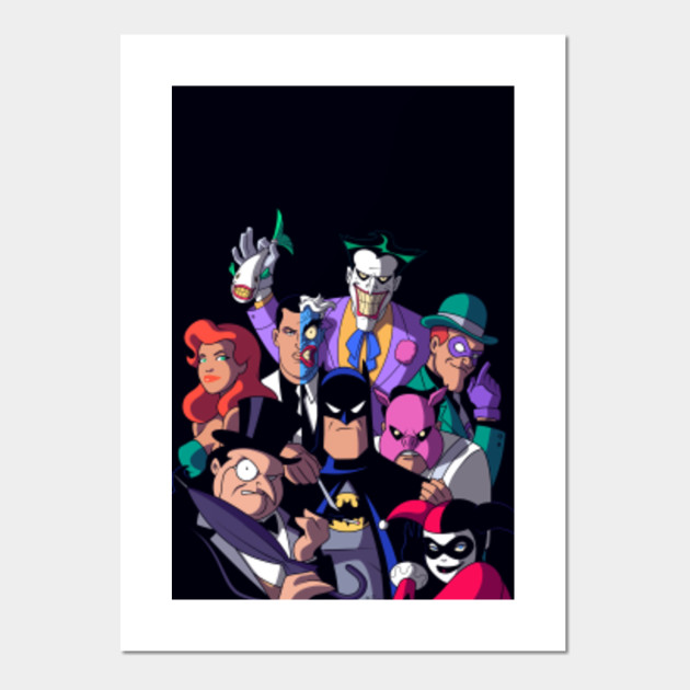 Batman Villains Animated Batman Posters And Art Prints
