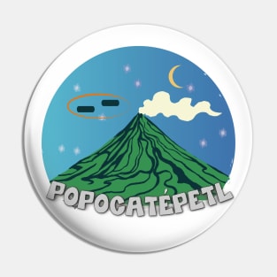 UFO sighting UAP Popocatepetl volcano Pin