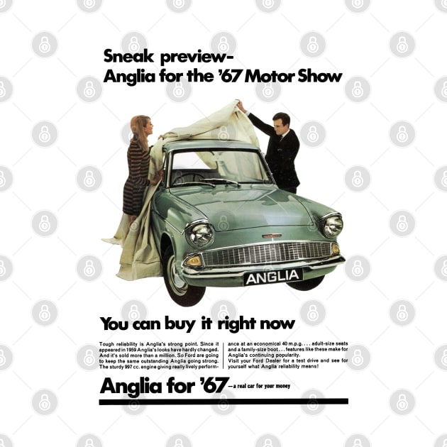 FORD ANGLIA - 1960s advert by Throwback Motors