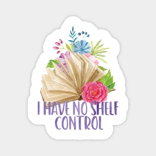 laptop stickers aesthetic i have no shelf control, laptop cute funny laptop decals, water bottle ,book lovers Magnet