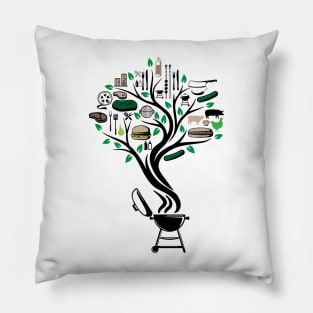 BBQ Grilling Grill Tree Of Life Yoga Celtic Viking Yggdrasil Pillow