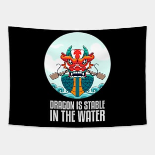 Dragon Is Stable In The Water Tapestry