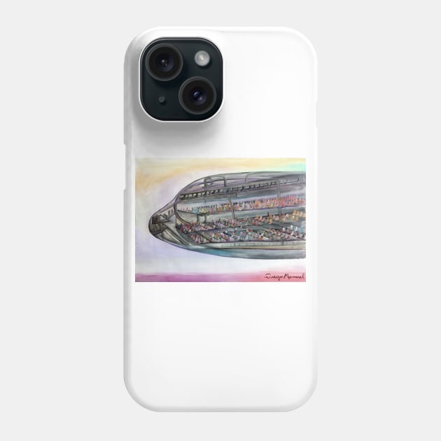 El avión Phone Case by diegomanuel