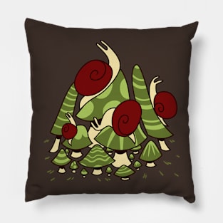 Friends on the Forest Floor Pillow