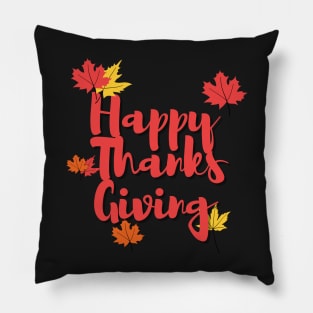 happy thanks giving Pillow