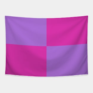 Pink Fuchsia Purple Repeating Tile Pattern Tapestry