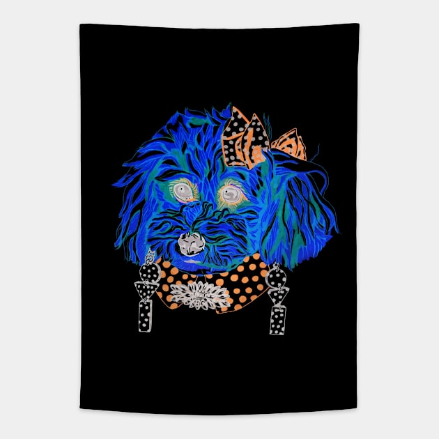 1980's Poochon Tapestry by RaLiz